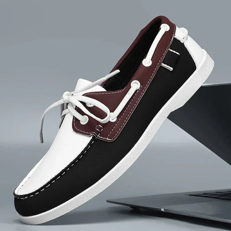 Elegante Herren Slipper, bequem & mit ergonomischer Komfortsohle, ideal für Drinnen & Draussen.