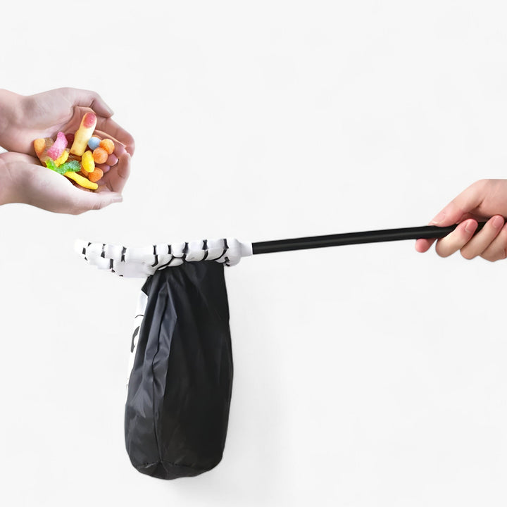 Praktische und robuste Halloween Geschenktasche, ideal als Partytasche für Süßigkeiten und Dekoration.
