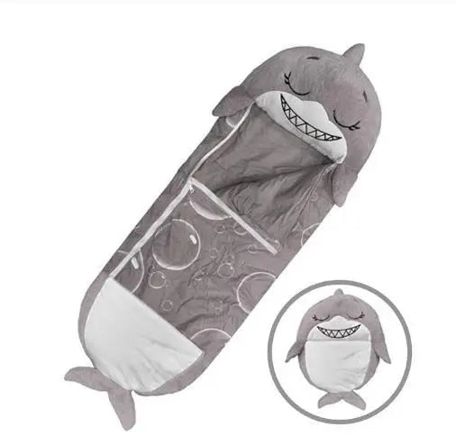 Faltbarer Kinderschlafsack mit Tier-Design, ein tolles Geschenk für kleine Abenteurer.