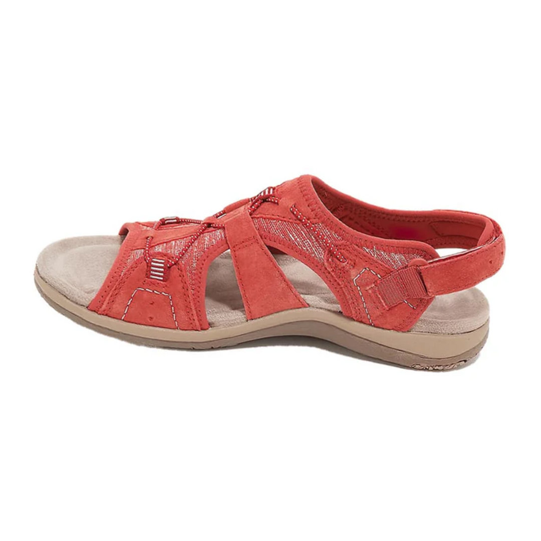 Stilvolle Damen Sandalen für Sommer und Freizeit. Verstellbar, leicht und perfekt für lange, bequeme Tage.