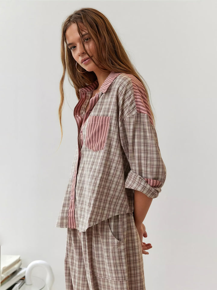 Damen Pyjama-Set, 2-teilig, weich & elegant, für traumhafte Nächte voller Komfort und Entspannung.