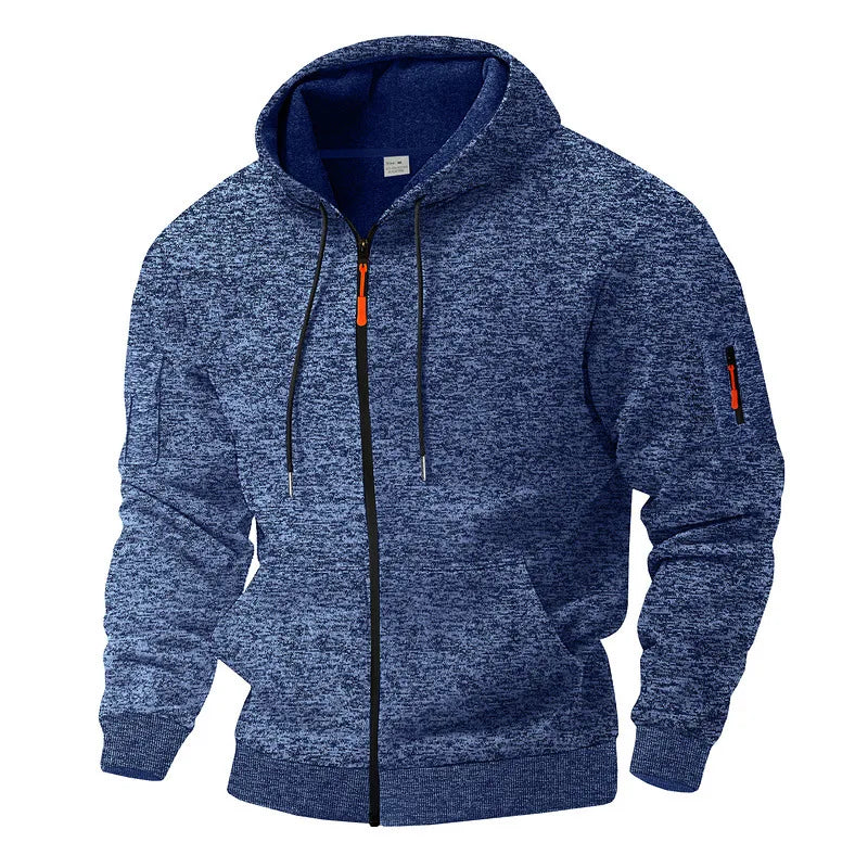 Herren Freizeitjacke Kajetan: bequeme, stilvolle Übergangsjacke für Herren, ideal für Alltag & Freizeit. Mit Reißverschluss.