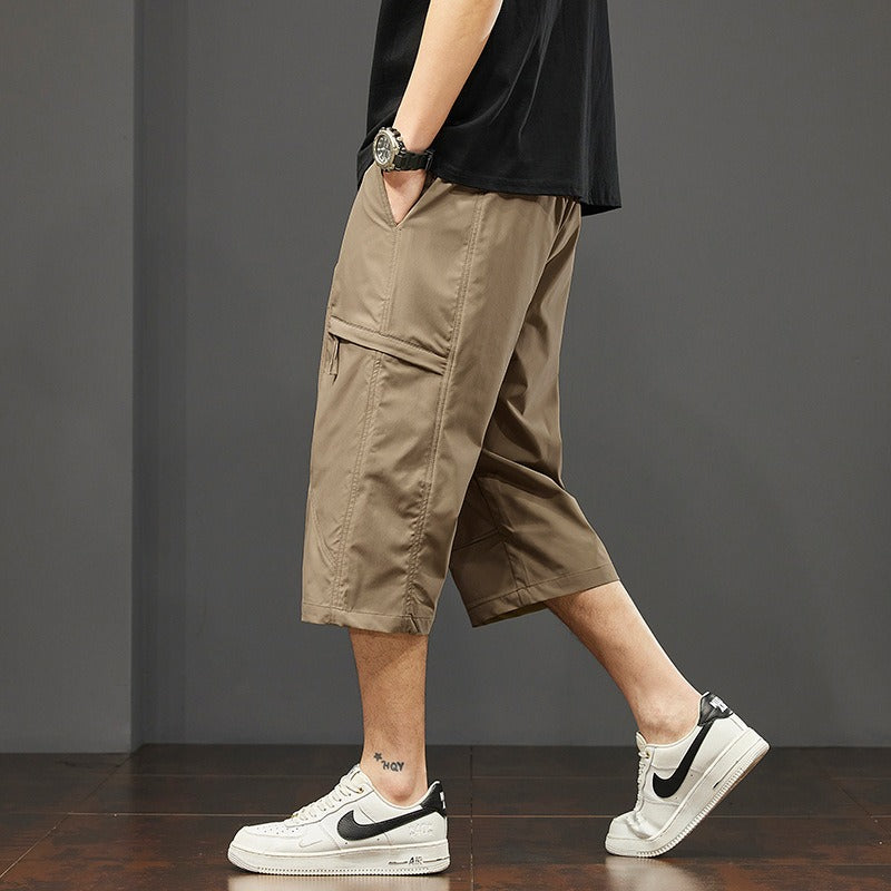 Herren Cargo Shorts für Freizeit & Outdoor, mit mehreren praktischen Taschen & verstellbarem Bund. Ideal für den Sommer.