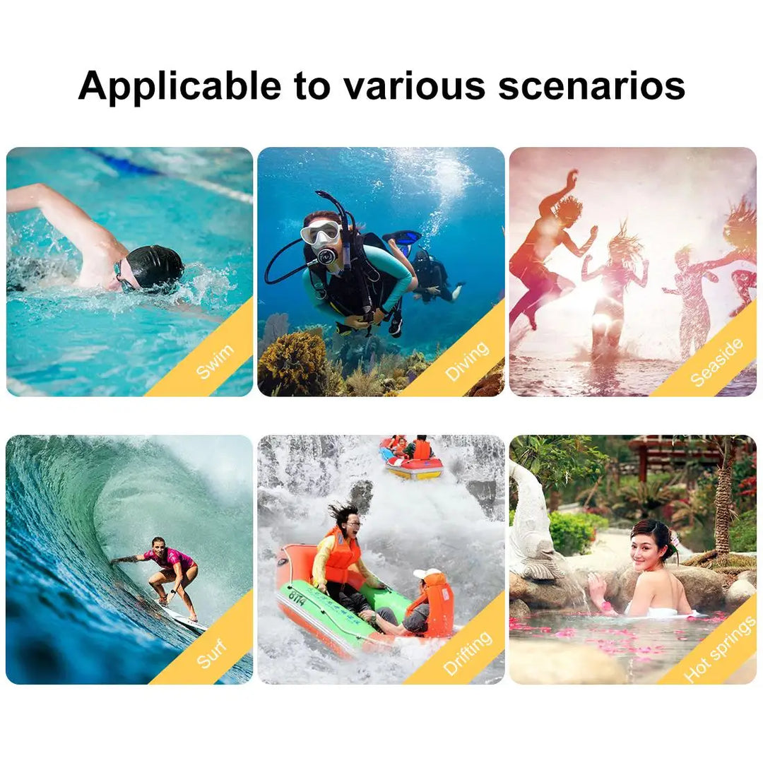 AquaShield Unterwasser-Schutzhülle für iPhone (14/15/16). Wasserdicht, stoßfest, 40m Tiefenschutz für Ihr Smartphone.