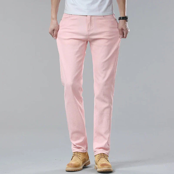 Herren Farbige Jeans mit Geradem Bein, Comfort Fit, ideal für Casual Wear & Alltagsmode.