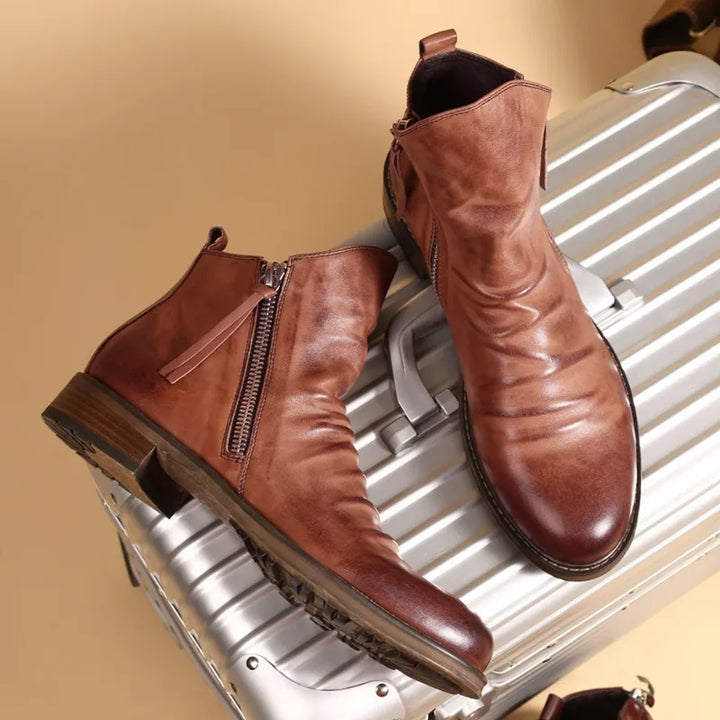 Handwerklich gefertigte Herren Chelsea Boots; elegante & langlebige Stiefel für hohe Ansprüche.