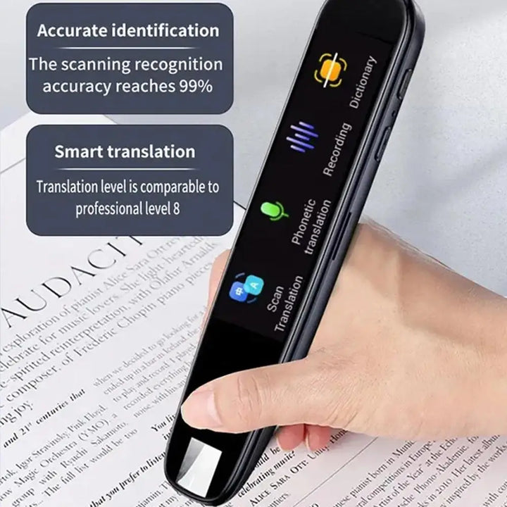Digitaler Textscanner & Übersetzerstift, scannt & übersetzt offline in 123 Sprachen. Lernhilfe.