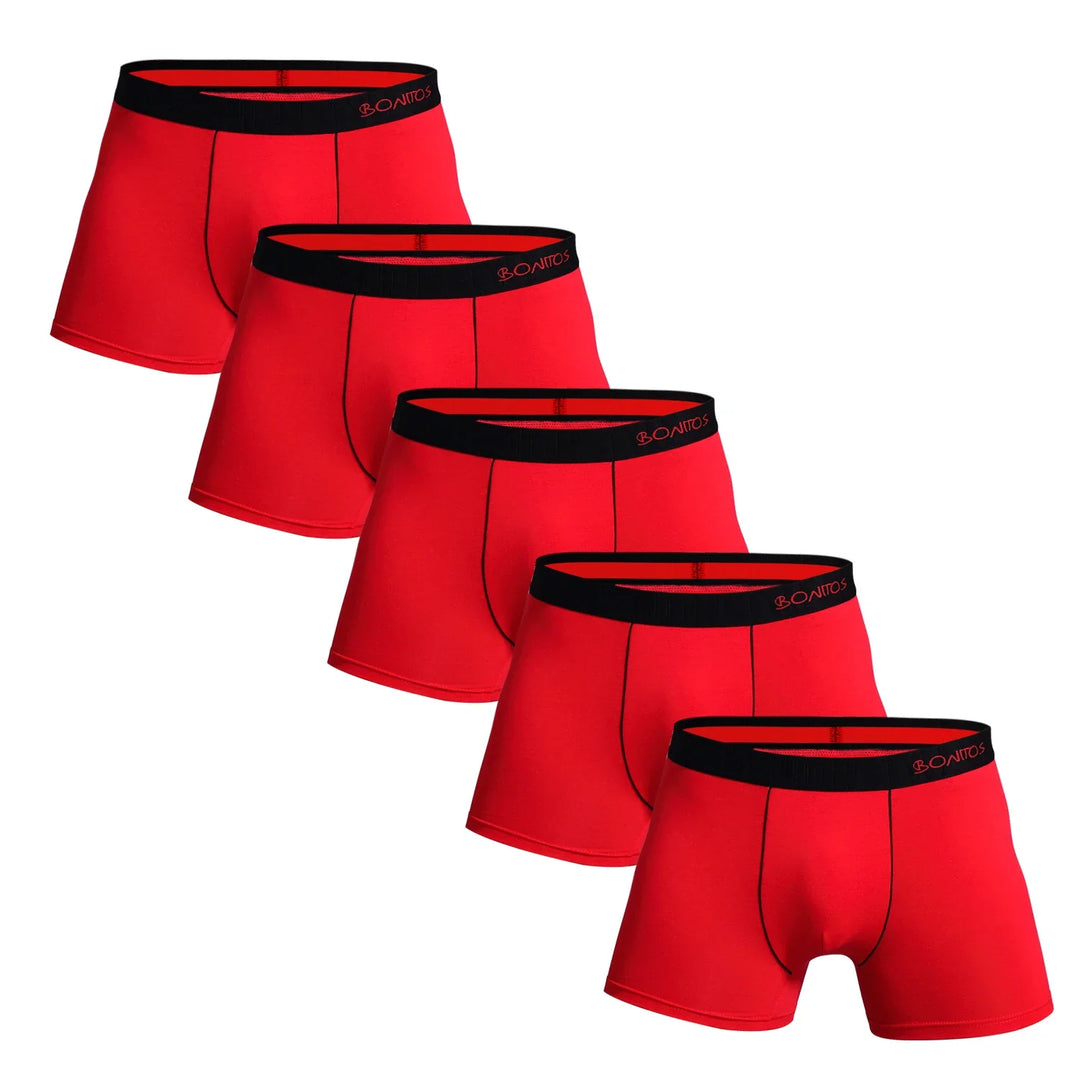 Männer Boxer Shorts, 5 Stück im Vorteilspack, komfortable Unterwäsche für jeden Tag.