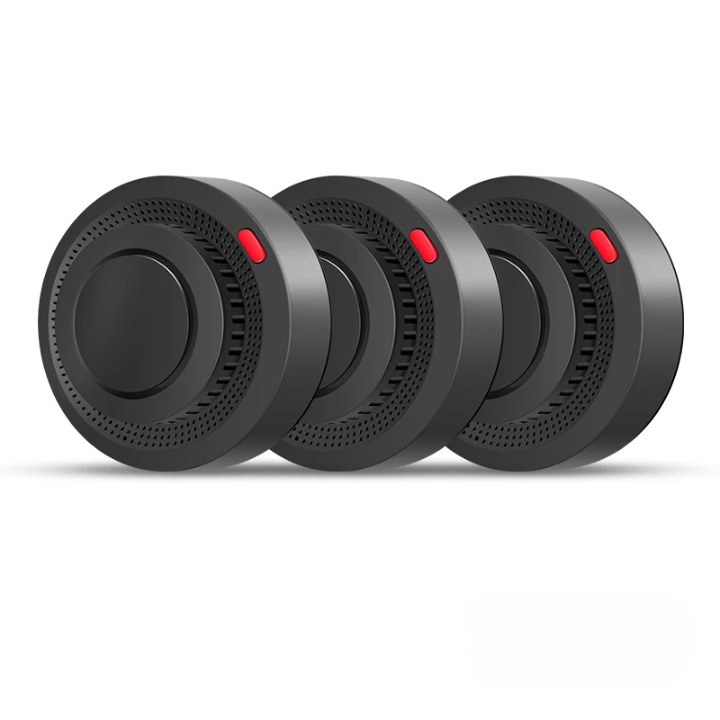 SafeSense intelligenter WLAN Brandmelder 85dB: Rauch-, Hitze-, Feuermelder fürs Smart Home. Höchste Sicherheit.