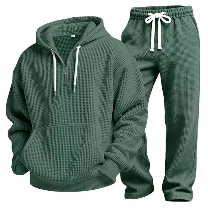 Sportliches Herren Sweatshirt & Jogginghose Set. Komfortable Sportbekleidung für Training, Reisen & Freizeit.