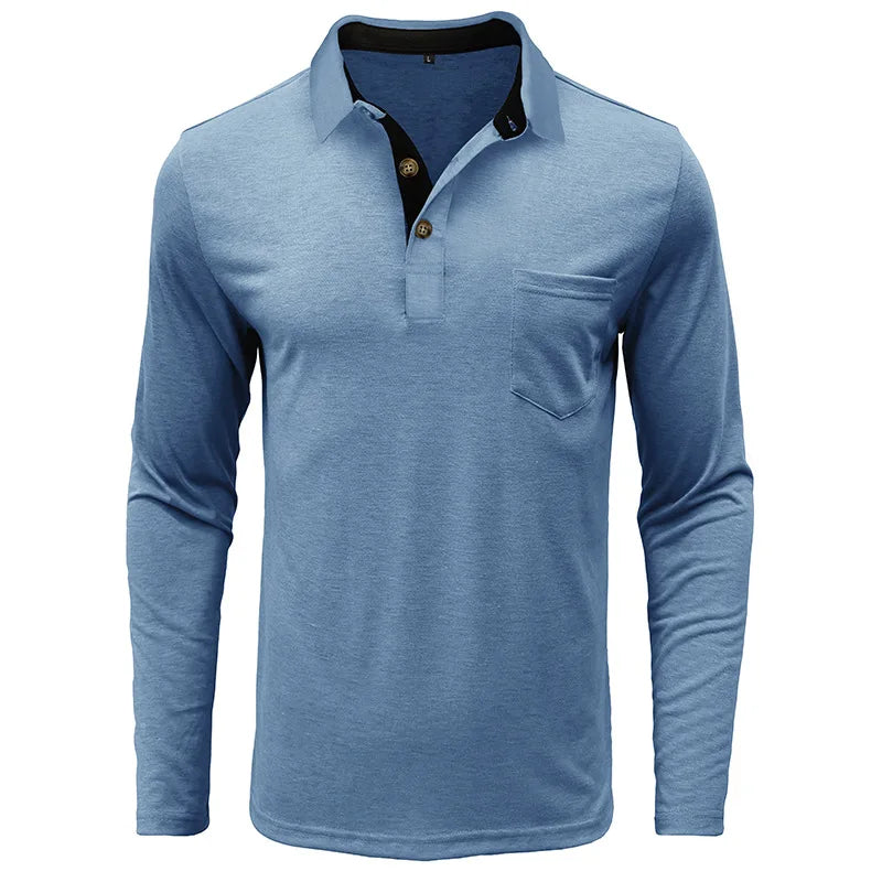 Modisches Herrenshirt, Langarm, Slim Fit, Knopfleiste. Understatement & Eleganz für den Mann.
