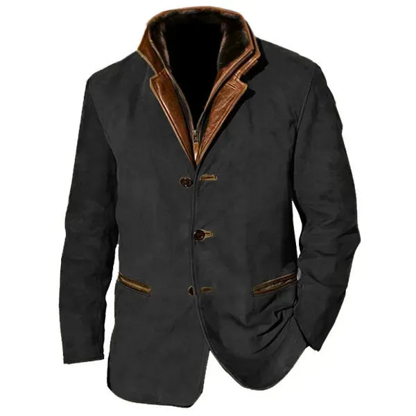 Stilvoller Herren Übergangsjacke für kühle Frühlingstage. Perfekt für Freizeit & Büro, robust und elegant.