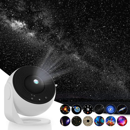 13-in-1 Galaxie Projektor Nachtlicht Orion, ideal für Sternenhimmel im Kinderzimmer oder als stimmungsvolle Schlafhilfe.