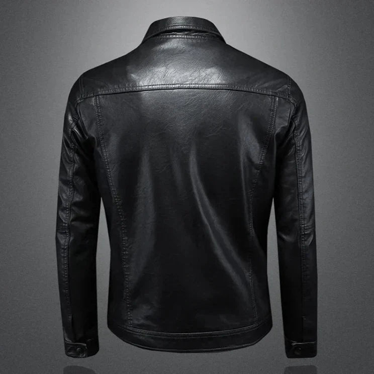 Modische braune Herren Zipjacke im Slim Fit, perfekte Freizeitjacke für den Herbst.