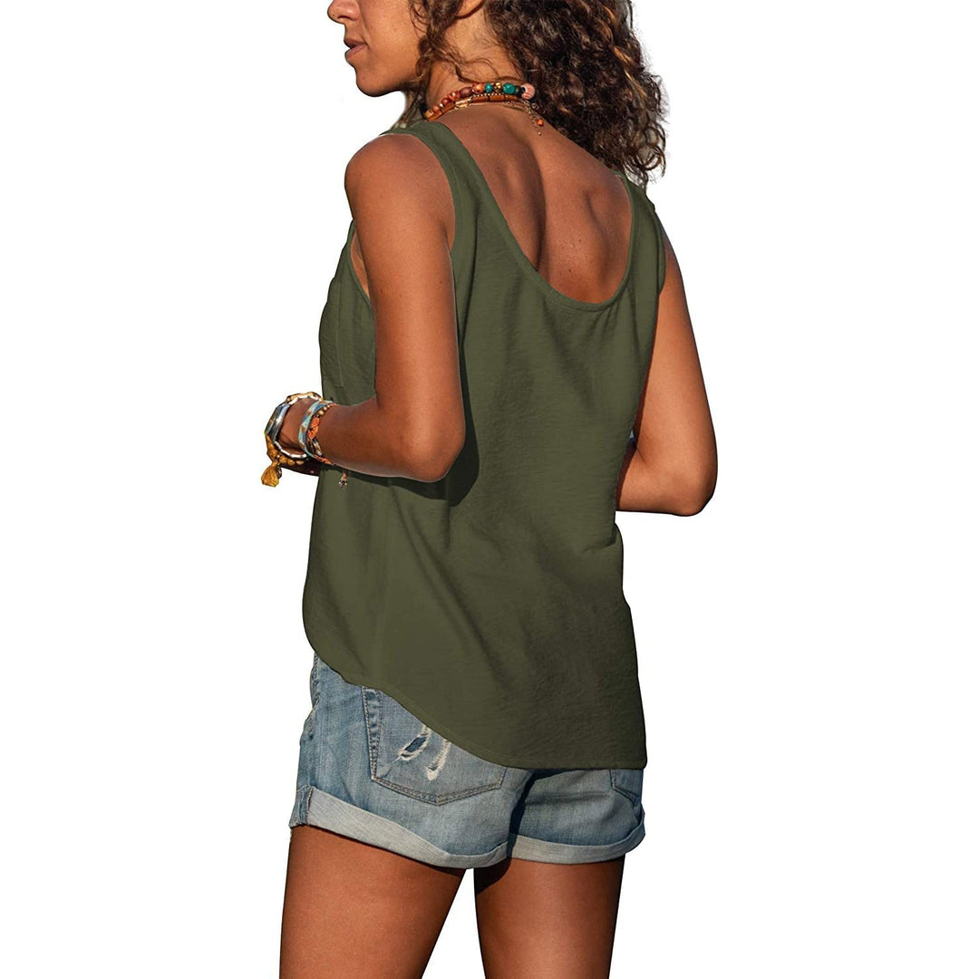 Casual Mode Damen Tanktop, vielseitig kombinierbar. Schlichtes Design für Sommer & Alltag.
