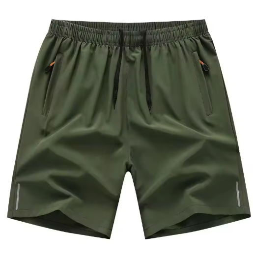 Herren Fitnesshose schwarz mit Reißverschlusstaschen für Training & Sport; atmungsaktive Sporthose für Männer.