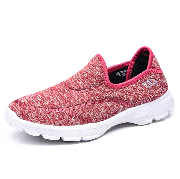 Damen orthopädische Slip-On Schuhe mit Luftpolsterung für maximalen Komfort und Fußgewölbeunterstützung.