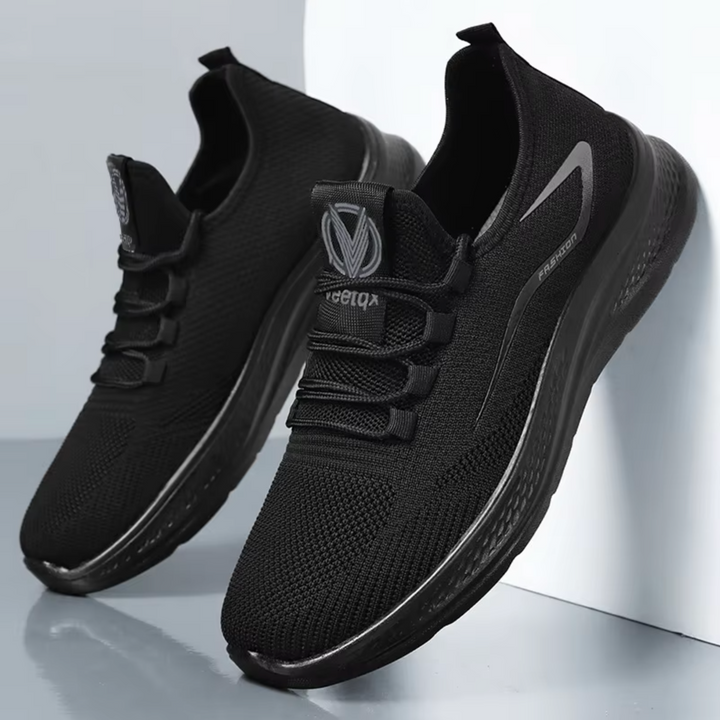 Ansicht der Herren Slip-On Walkingschuhe, orthopädisch, gepolstert, ideal für täglichen Komfort.