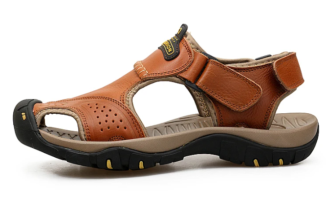 Rutschfeste Herren Schlupfsandalen, ideal als leichte Freizeitschuhe für den Sommer.