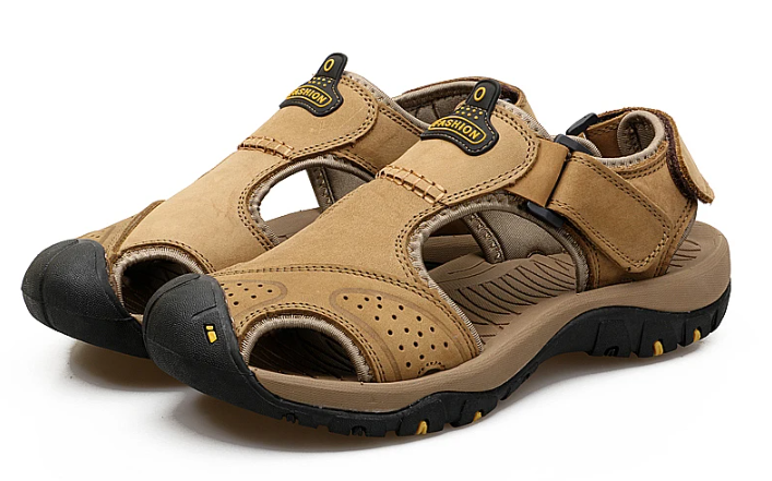 Bequeme Herren Freizeitsandalen, rutschfest und mit breiter Passform für optimalen Halt.