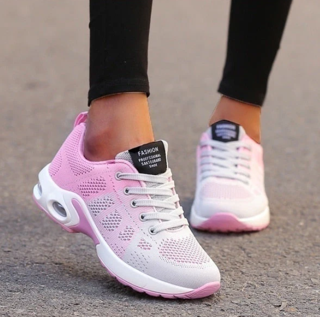 Damen Gesundheitsschuh, orthopädischer Sneaker mit optimaler Fußgewölbeunterstützung für lange Tage.