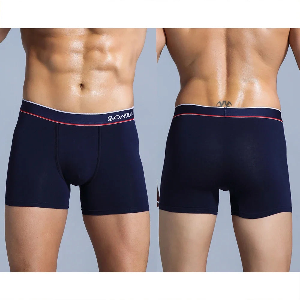 Herren Boxershorts im praktischen 4er Pack, verschiedene Farben für jeden Tag.