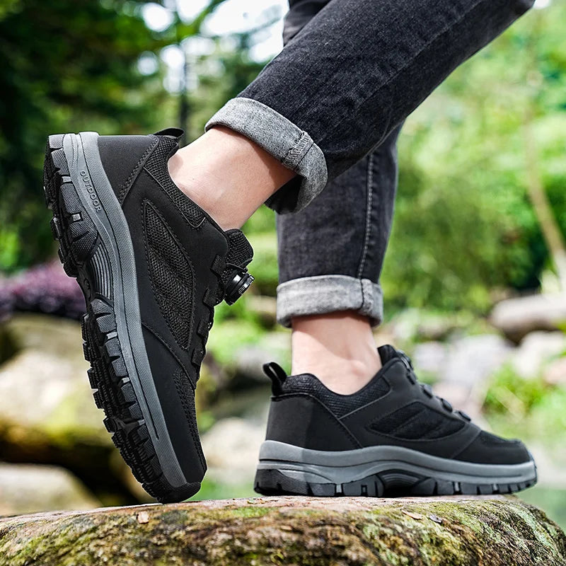 Funktionale Herren Hikingschuhe für Frühling & Herbst, rutschfest und komfortabel für lange Outdoor-Touren.