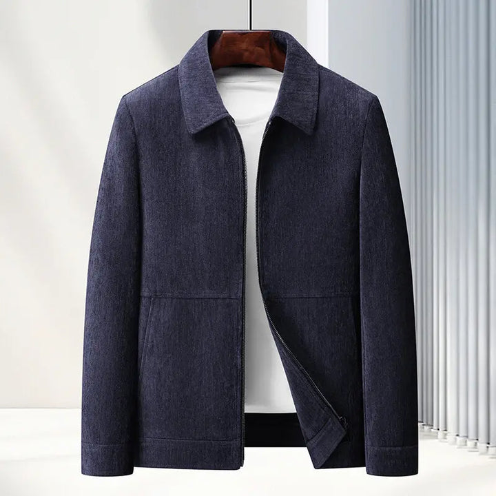 Robuste Freizeitjacke für Männer, eine komfortable Outdoor-Übergangsjacke, perfekt für stilvolle Herbst- und Frühlingsmode.