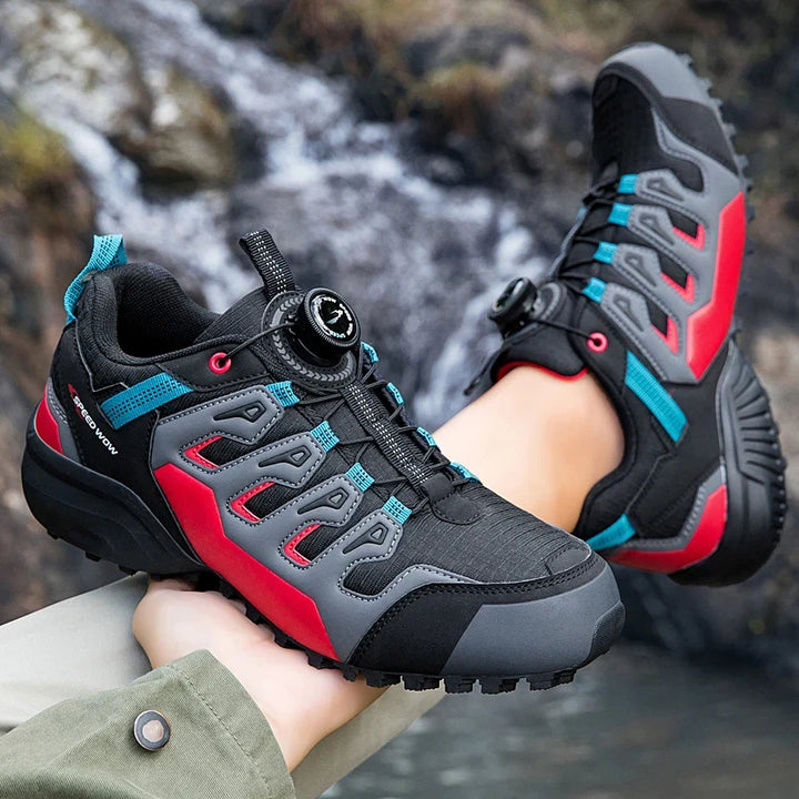 Hochwertige Herren Outdoorschuhe: Mit rutschfester Sohle und strapazierfähigem Material, perfekt für Wandern & Freizeit.
