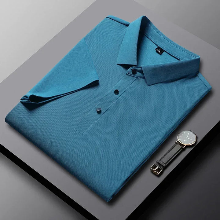 Vielseitiges Herren Polo mit Strukturkraft. Kurzarm Oberteil in Übergrößen M-4XL, unifarben.