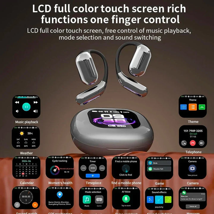Lexora Sprachübersetzer mit klarem LCD-Touchdisplay. Einfache Bedienung für schnelle Echtzeit-Kommunikation.