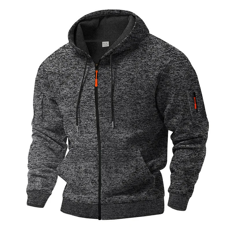 Praktische Herrenjacke Kajetan mit Reißverschluss & nützlichen Taschen. Pflegeleichte Freizeitjacke für jeden Tag.