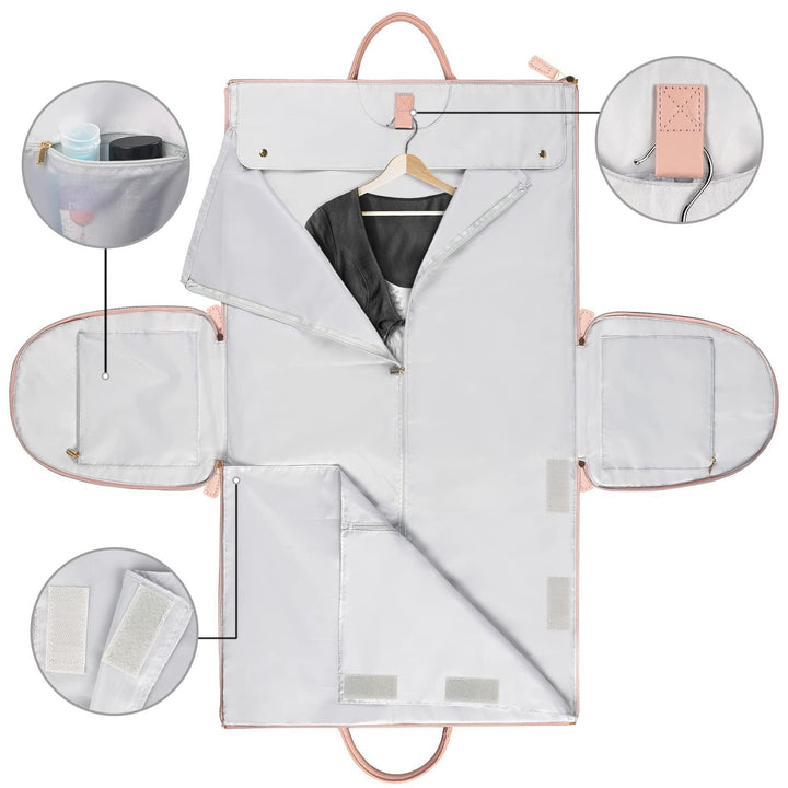 Stilvolle Anzugtasche, faltbar, schützt empfindliche Kleidung vor Staub, Falten & Beschädigungen. Perfekt für unterwegs.