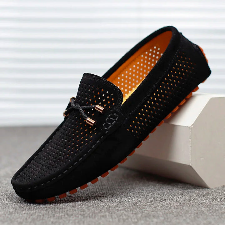 Bequeme, atmungsaktive Herren Slip-On Freizeitschuhe für den Alltag.