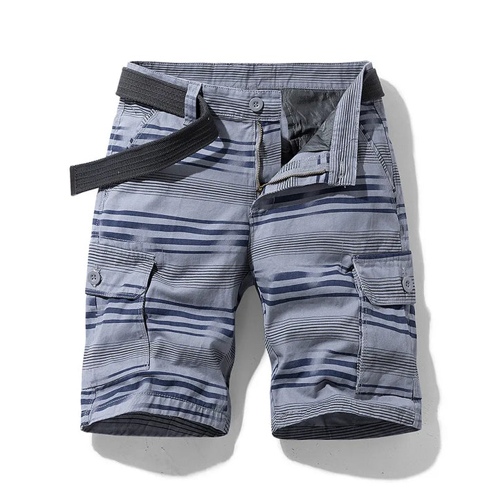 Praktische Herren Cargoshorts mit Multipockets, leicht & bequem. Ideale Freizeithose für Frühling und Sommer.