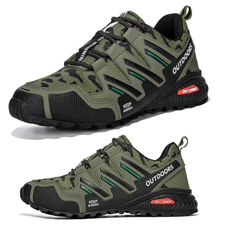 Leichte Herren-Hiking-Schuhe, wasserdicht. Rutschfeste Outdoor-Sneaker für Komfort auf jedem Trail.