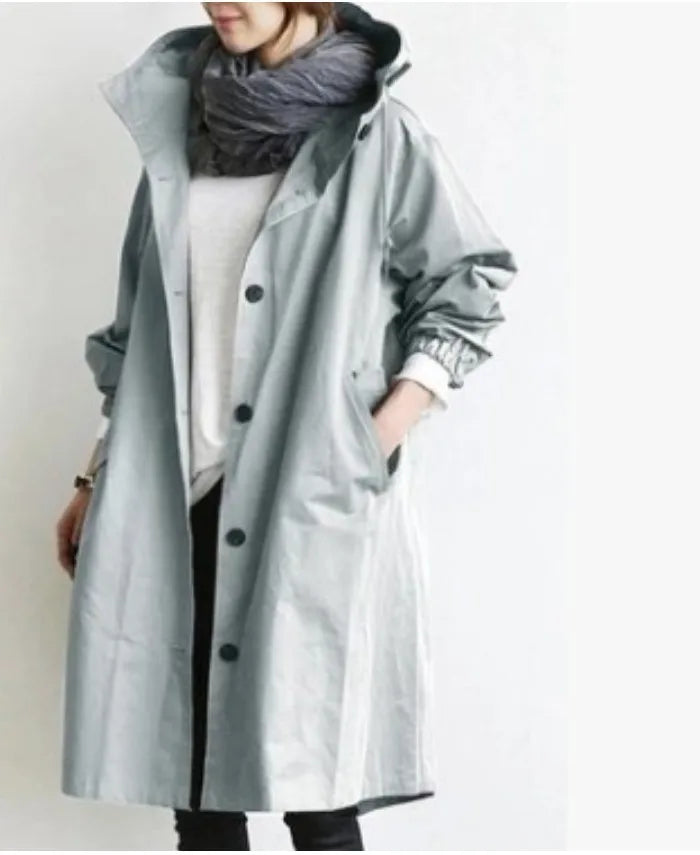 Moderne Übergangs-Windjacke für Damen, elegant & locker, perfekt für Frühling, Herbst & Freizeit.