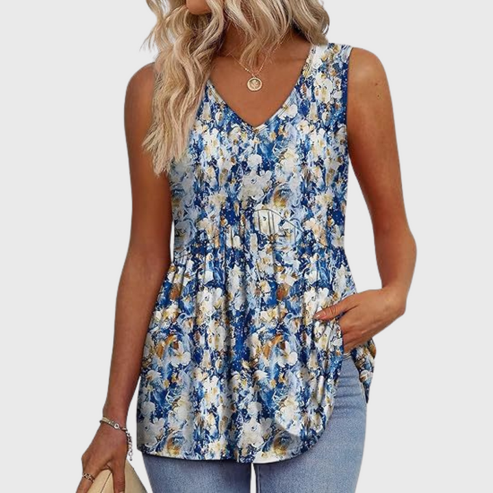 Damenmode Top, lässig & stilvoll, ideal als Sommer- und Alltagsbegleiter. Zeitloses Design.