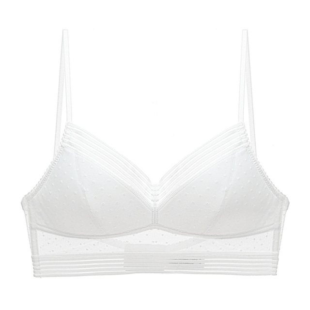 Nahtloser V-Ausschnitt Bralette BH für Damen, bequeme und stützende Unterwäsche ohne Bügel.