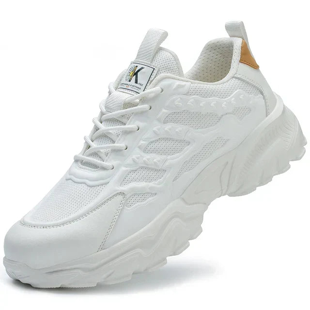 Stylische Herren Sportsicherheitsschuhe, leicht und rutschfest. Moderne Arbeitsschuhe für Beruf und Freizeit.