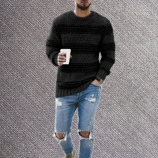 Hochwertiger Herren Rollkragenpullover, optimal für kalte Herbst- & Wintertage. Vielseitiges Oberteil für Büro & Freizeit.