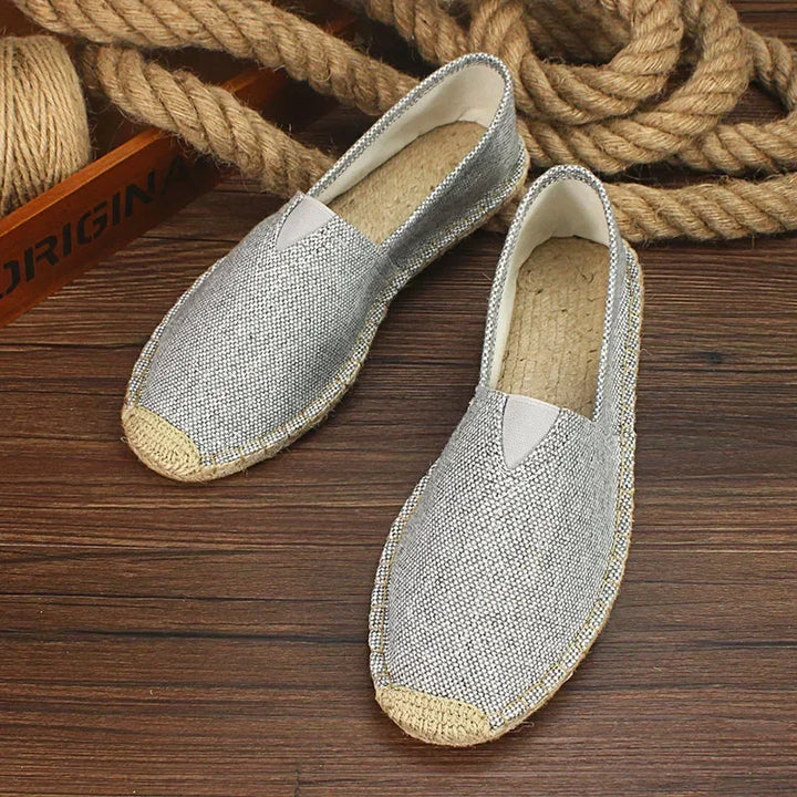 Sommerliche Herren Espadrilles Elio; Graffiti-Design für einen einzigartigen Urban-Look.