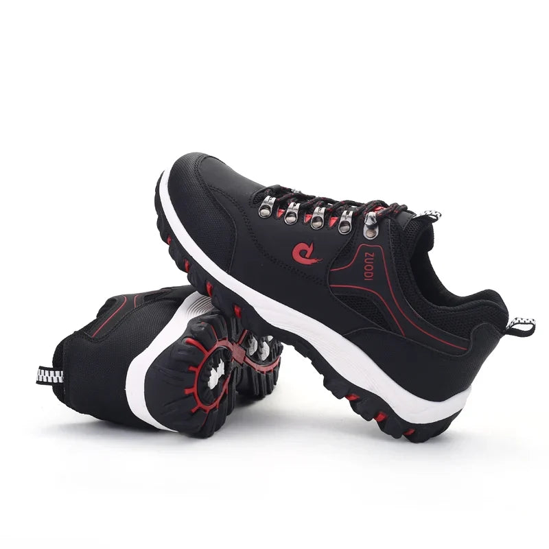 Stabile Herren Wanderschuhe für anspruchsvolle Wanderwege, rutschfest und sehr bequem.