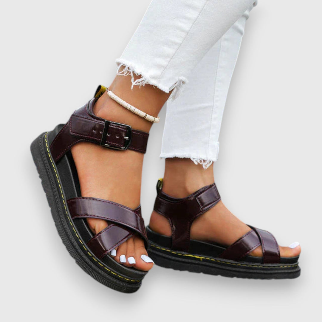Damen Sport-Sandalen, orthopädisch für Komfort. Ideale Bequemschuhe mit Fußgewölbestütze für langanhaltende Entlastung.