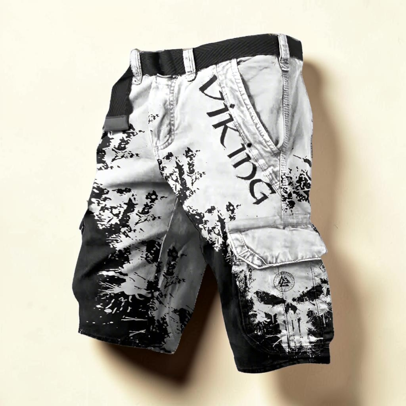 Vielseitige bedruckte Herren-Kurzshorts: stilvoll, bequem, ideal für Alltag, Urlaub, Strand & Sommer.