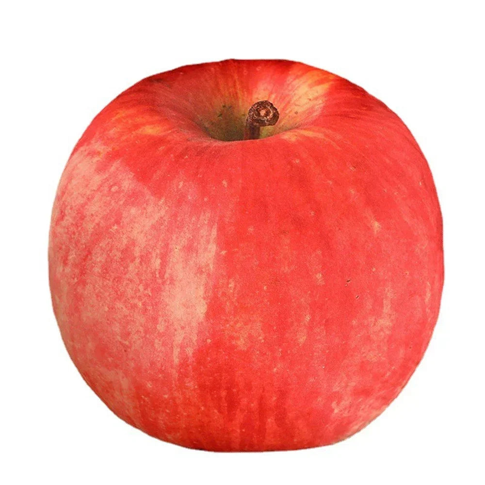 Weiches Plüsch-Fruchtkissen, perfekt zum Kuscheln und als süßes Dekokissen für Kinderzimmer & Wohnzimmer.