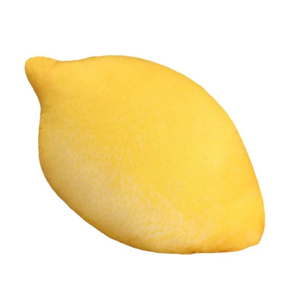 Samtweiches Plüschkissen in Fruchtform, ideal zum Relaxen, als Dekoration oder Geschenk für Kawaii-Fans.