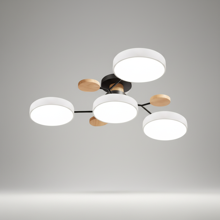 Skandinavische Designlampe SkandiGlow: Eine energieeffiziente LED Deckenleuchte für Ihr modernes Heim.