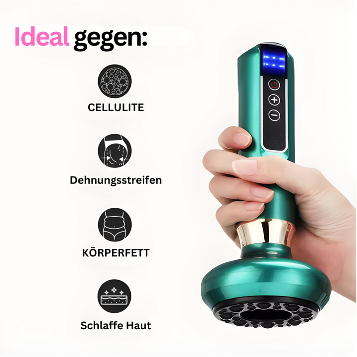 Anti-Cellulite Cupping Massagegerät für Damen, glättet die Haut & fördert Wellness.
