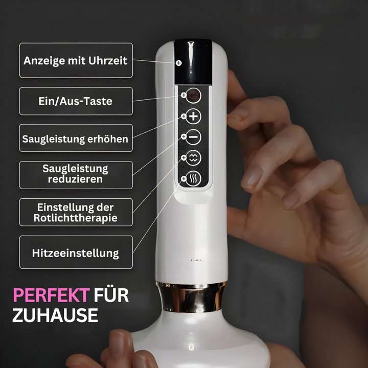Hautglättendes Cupping Massagegerät gegen Cellulite; fördert straffe & gesunde Haut.